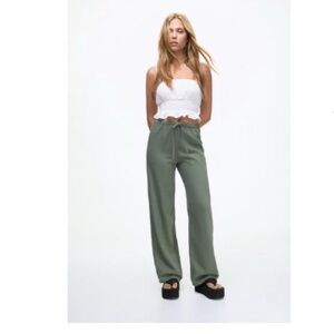 Sage Green Drawstring Pants